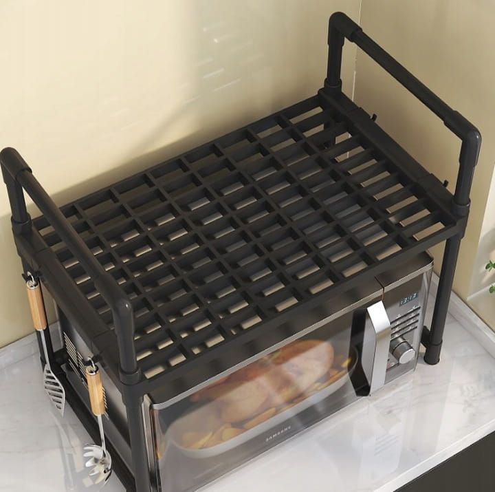 POLKA-KUCHENNA-pod-mikrofalowke-SZAFKA-ORGANIZER-CZARNA-2poziomy-48cm-REGAL-Szerokosc-mebla-48-cm.jpg